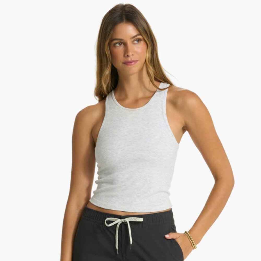 Vuori Pose Plyo Tank - White Heather